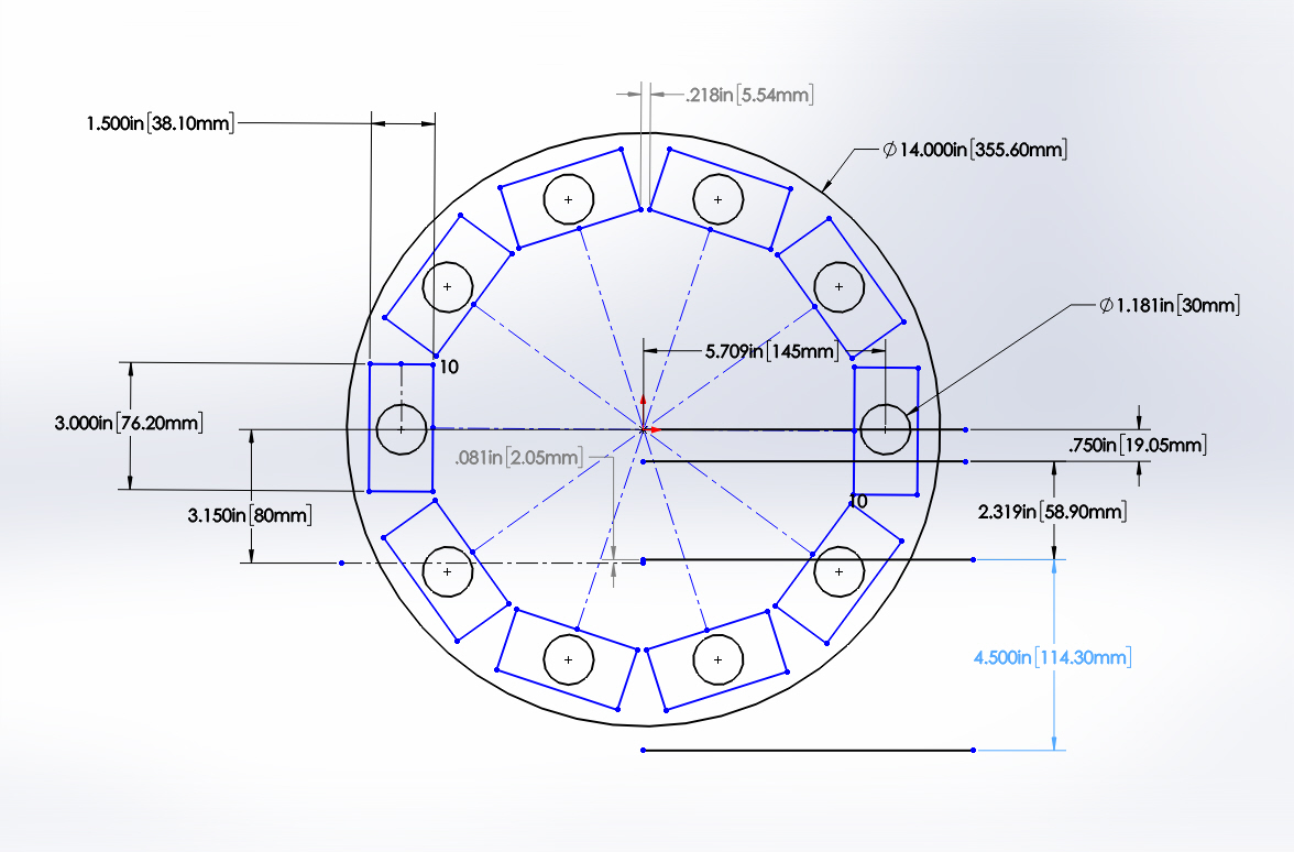 LS-120 SL-5 Gang Tool 8-Station Hydraulic Turret