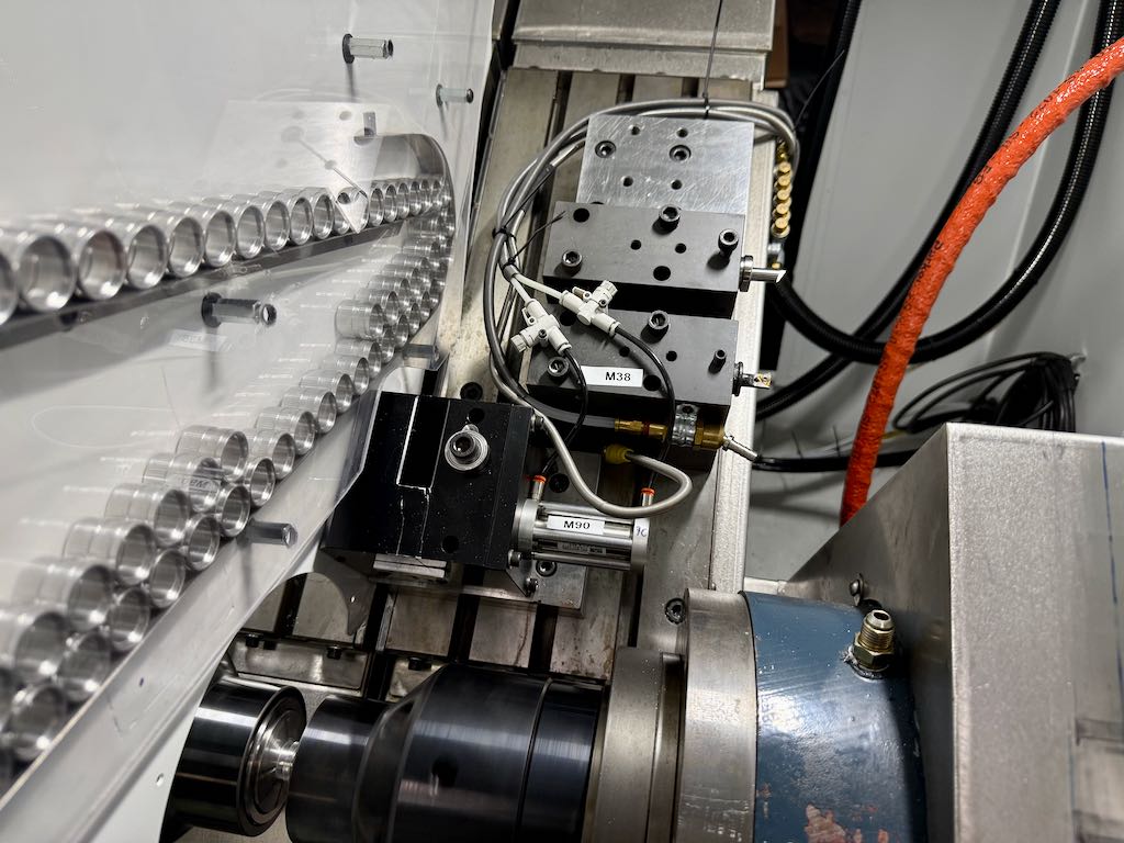 GT-DS2X Dual Spindle 10-Axis Gang Tool Lathe with 2" Spindle Bore, A2-5 Spindle Mount