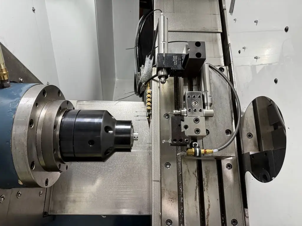 GT-DS2X Dual Spindle Gang Tool Lathe — front and back machining in one cycle