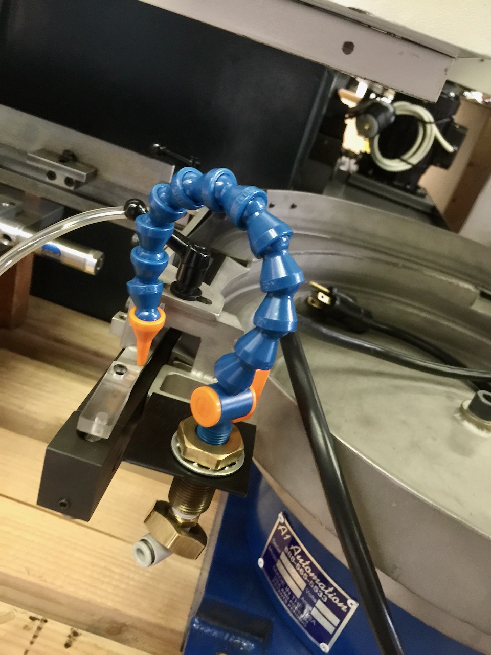 GT-5 Gang Tool Lathe with GSK CNC controls and Vibratory Bowl