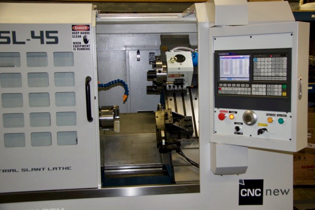 GT-10 Gang Tool Lathe with Eight Station Turret & Single Radial Live Tool