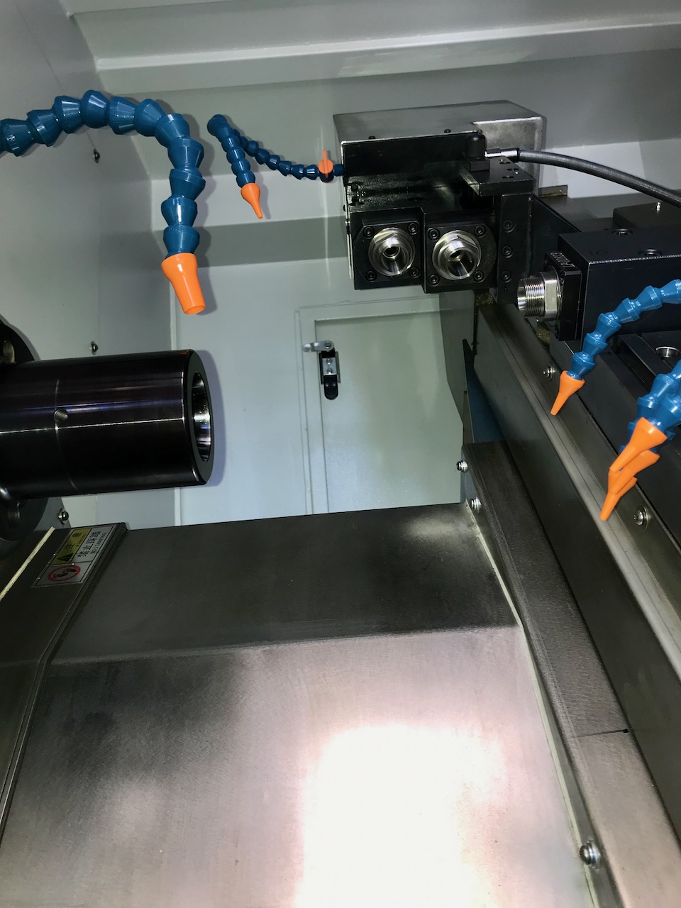 GT-10 Gang Tool Lathe with Twin Radial Live Tool and Sindle Axial