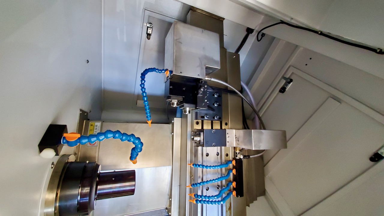 GT-10 Gang Tool Lathe with Twin Radial Live Tool and Sindle Axial