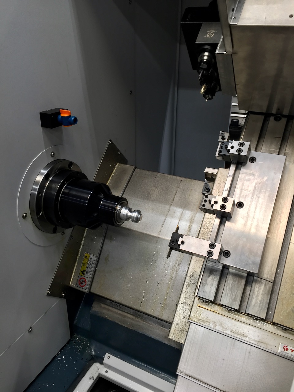 GT-10 Gang Tool Lathe Y-Axis 3-Spindle Radial Live Tool