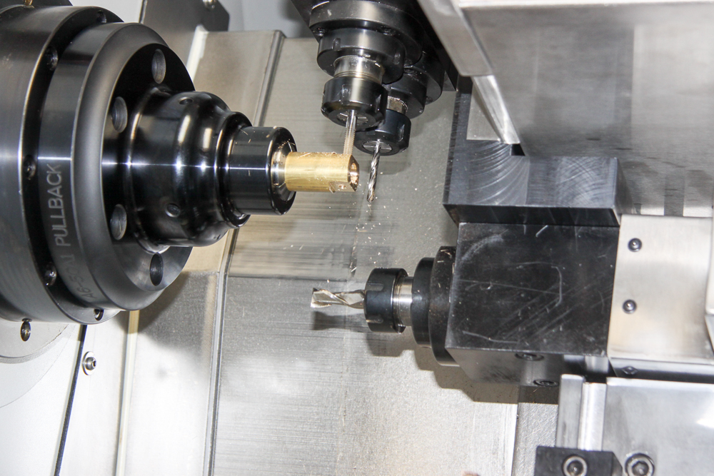 Y-Axis Live Tool--Two Spindle ER-20 Axially Mounted